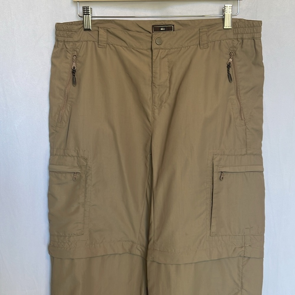 REI Convertible Utility Hiking Cargo Pants Size 12 UPF 50+ Outdoor Gorpcore EUC - Picture 2 of 11